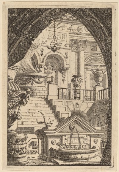 Antik Bir Tapınak Fantazisi by Carl Schütz
