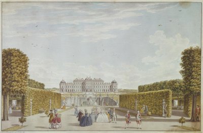 Viyana, Yukarı Belvedere / Schütz by Carl Schütz