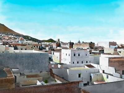Kuzey Fas, Tetouan, görüntü tarihi: 1910 civarı. Carl Simon Arşivi by Carl Simon