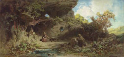 Dağlarda Bir Münzevi by Carl Spitzweg