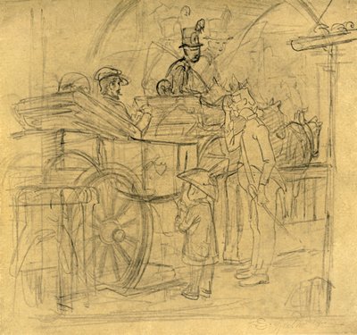 Seyahat, 19. yüzyılın ortaları, c1924. by Carl Spitzweg