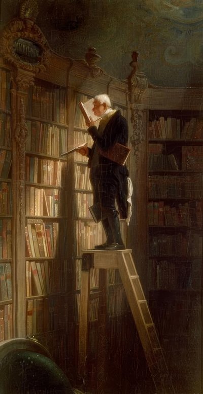 kitap kurdu by Carl Spitzweg