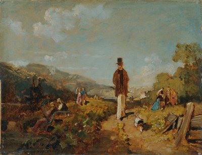 bahçe gururu by Carl Spitzweg