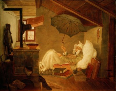 Zavallı Şair by Carl Spitzweg