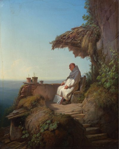Uyuya kalan münzevi by Carl Spitzweg