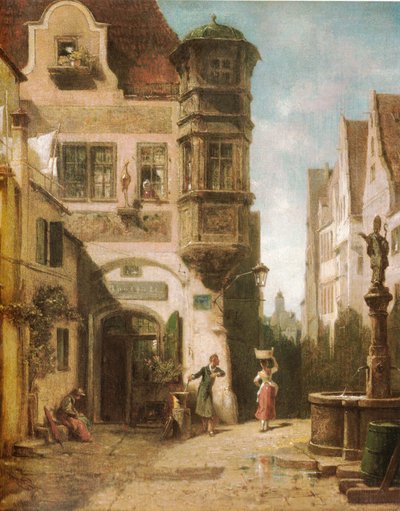 Aşkta geçici by Carl Spitzweg