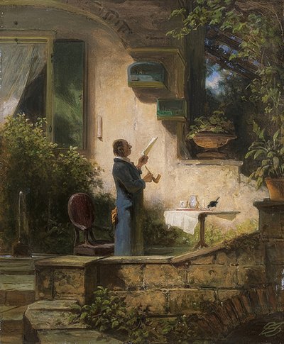 Önemli bir mektup. (Ders) by Carl Spitzweg