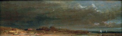 Göl kenarında manzara - Chiemsee manzarası by Carl Spitzweg
