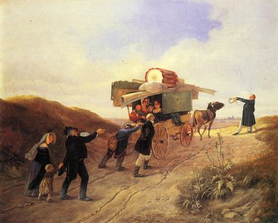gezgin komedyenler by Carl Spitzweg