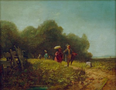 Pazar gezintisi by Carl Spitzweg