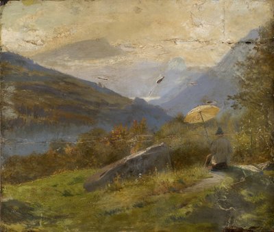 Ressam, 1860 dolayları by Carl Spitzweg