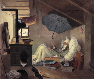 Zavallı Şair, 1839 by Carl Spitzweg
