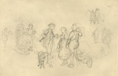 Verabredetes Rendezvous, 19. yüzyılın ortaları, c1924. by Carl Spitzweg