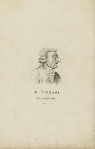 Kemancı ve besteci Gaetano Pugnani