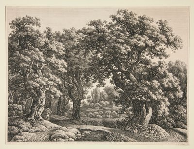Orman Manzarası by Carl Wilhelm Kolbe the elder