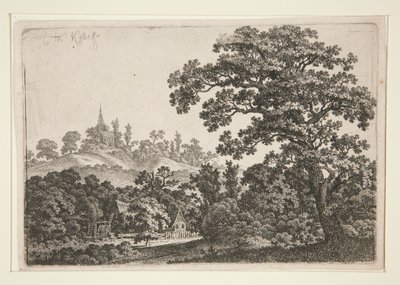 Değirmenli Peyzaj by Carl Wilhelm Kolbe the elder