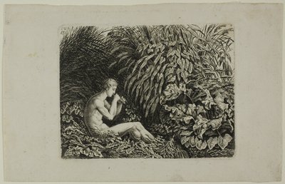 Pan Pipo Oynayan Gençlik by Carl Wilhelm Kolbe, the elder