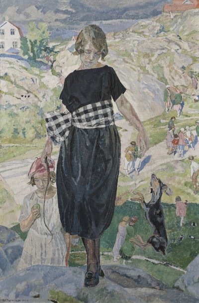 Zıplayan Köpek, 1920 by Carl Wilhelm Wilhelmson