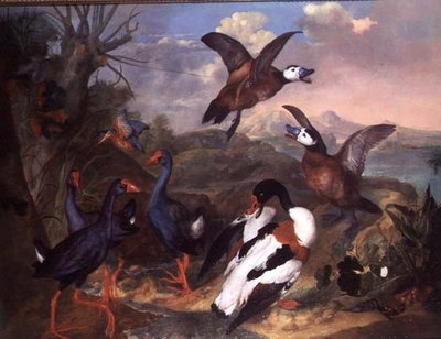 Manzaradaki Kuşlar by Carl Wilhelm de Hamilton