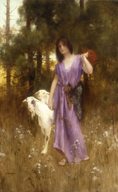 Çoban (tuval üzerine yağlı boya) by Carl Wunnerberg
