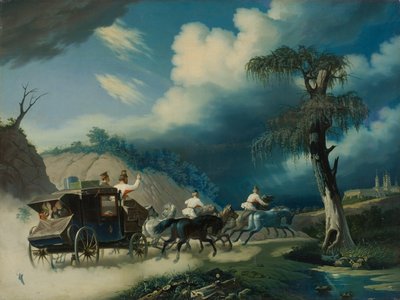 Bir fırtına sırasında Troyka, 1830