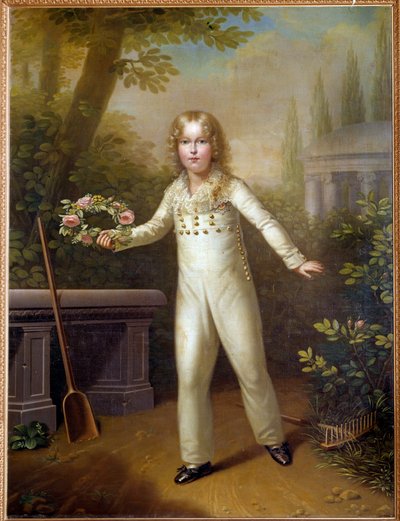 Çocuk Portresi Aiglon (1811-1832) Roma Kralı II. Napolyon, Reichstadt Dükü, İmparator I. Napolyon