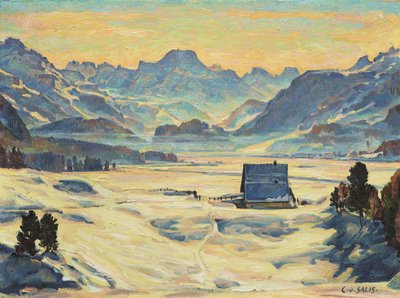 Champesch II (tuval üzerine yağlıboya) by Carl von Salis