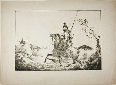 bir Kazak by Carle Vernet