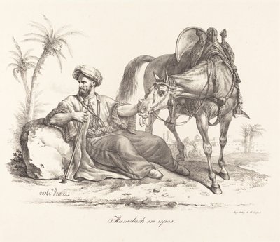 Bir Memleket Dinlenme by Carle Vernet