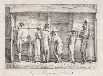 Delpech Litografik Matbaa, c. 1818. by Carle Vernet