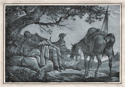 Uyuyan Asker. by Carle Vernet