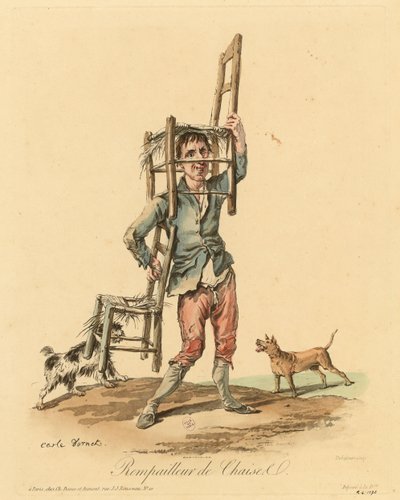 Sandalyeci by Carle Vernet