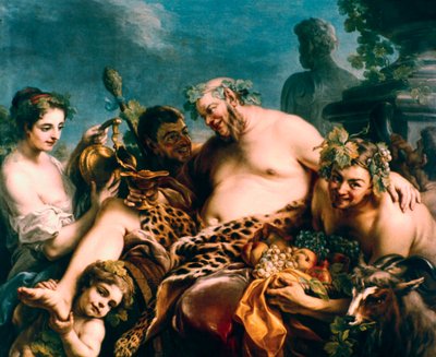 Sarhoş Silenus, 1747. by Carle van Loo