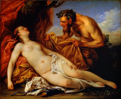 Jüpiter ve Antiope, c1753 by Carle van Loo