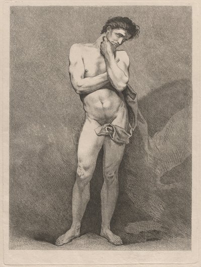 Dalgın Pozda Duran Adam by Carle van Loo