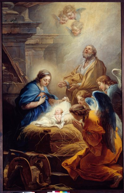 Meleklere Tapınma Tablosu Carle van Loo (1705-1765) 1751 Brest, Güzel Sanatlar Müzesi by Carle van Loo