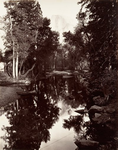 Güney Kubbesi, 6.000 fit, Yosemite, yaklaşık. 1872, basılmış yaklaşık. 1876. by Carleton E. Watkins.