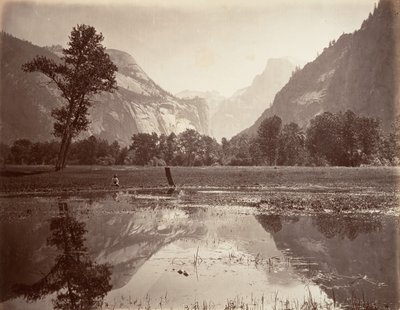 Kubbeler, Yosemite, yak. 1872, basılmış yaklaşık. 1876. by Carleton E. Watkins.