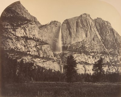 2637 Ft. Yosemite Güz, Önden Görünüm, 1861. by Carleton Emmons Watkins