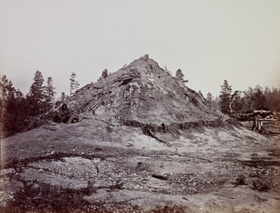 Hint Ter Evi, Mendocino İlçesi, Kaliforniya, 1863. by Carleton Emmons Watkins