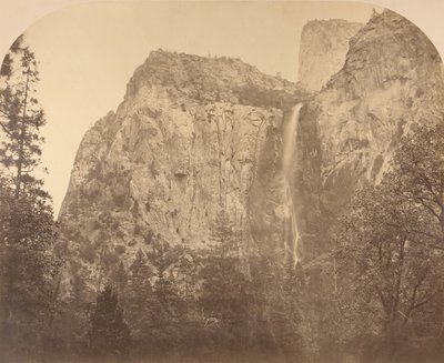 Pohono, Gelin Duvağı, 900 Feet, Yosemite, 1861. by Carleton Emmons Watkins