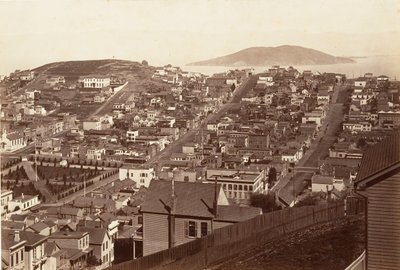 San Francisco, 1864, basılmış yaklaşık. 1876. by Carleton Emmons Watkins