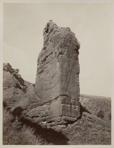 Sentinel Kayası, Echo Kanyonu, Utah, 1873-74 by Carleton E. Watkins