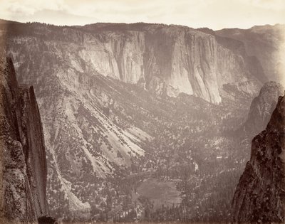 Yosemite Vadisi, yaklaşık 1872, basılmış yaklaşık. 1876. by Carleton Emmons Watkins
