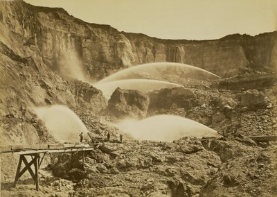 [Malakoff Diggings, Nevada County, California] by Carleton Watkins