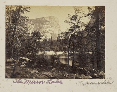 Göl, Yosemite Vadisi, Mariposa İlçesi, CAL. (No.1028) by Carleton Watkins