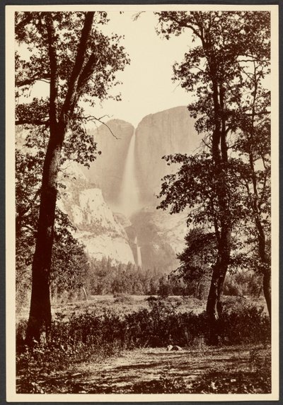 Yosemite Şelaleleri by Carleton Watkins