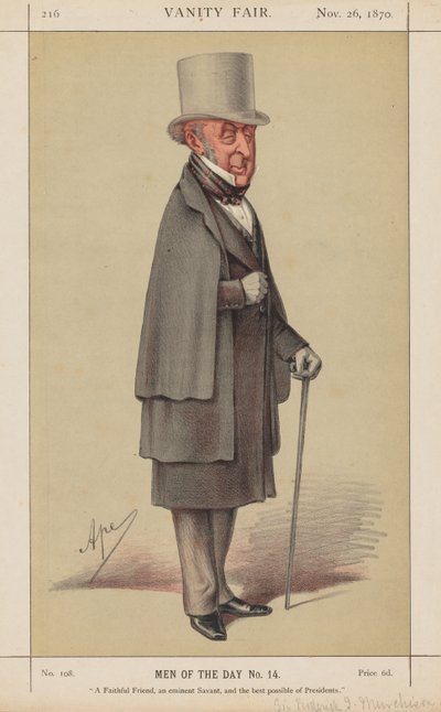 Vanity Fair: Günün Adamları No. 14 "Sadık Bir Dost, seçkin bir Savant ve Başkanların olabilecek en iyileri" by Carlo (Ape) Pellegrini