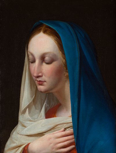 Madonna (tuval üzerine yağlı boya) by Carlo (circle of) Dolci