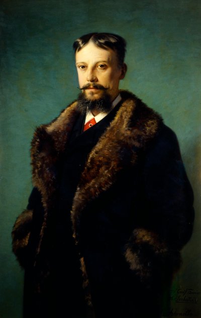 Alfonso Serbatisti'nin Portresi, Carlo Ademollo (1824-1911), tuval üzerine yağlı boya by Carlo Ademollo